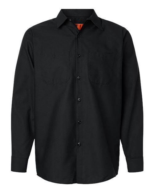 Red Kap Men's Industrial Long Sleeve Work Shirt