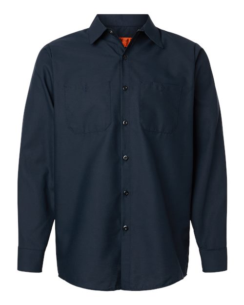 Red Kap Men's Industrial Long Sleeve Work Shirt