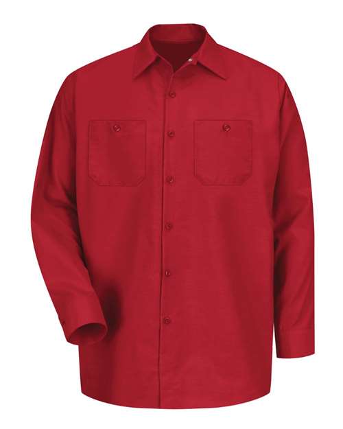 Red Kap Men's Industrial Long Sleeve Work Shirt