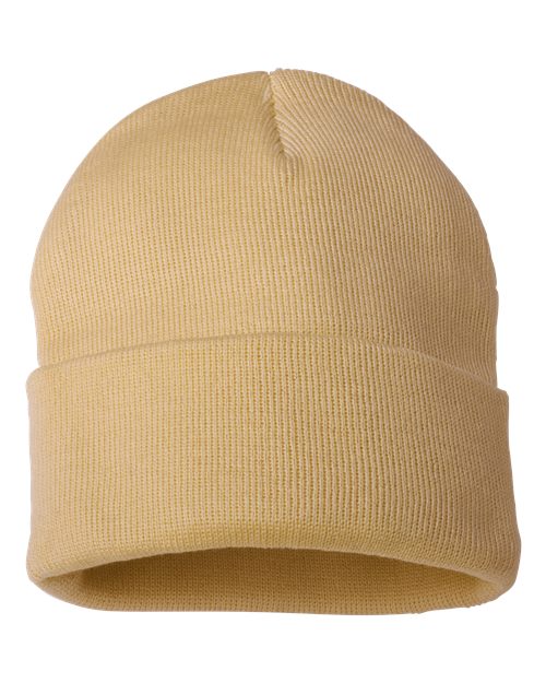 Sportsman 12" Solid Cuffed Beanie