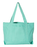 Liberty Bags Seaside Cotton Pigment Dyed Resort Tote