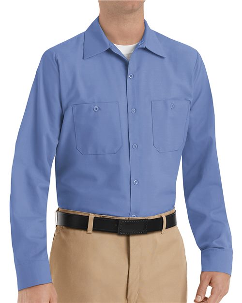 Red Kap Men's Industrial Long Sleeve Work Shirt